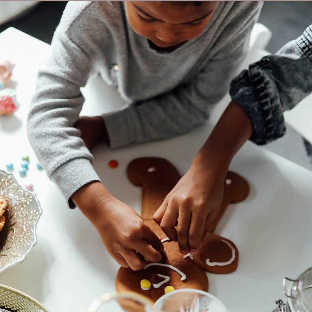 gray cooking class for kids instagram post