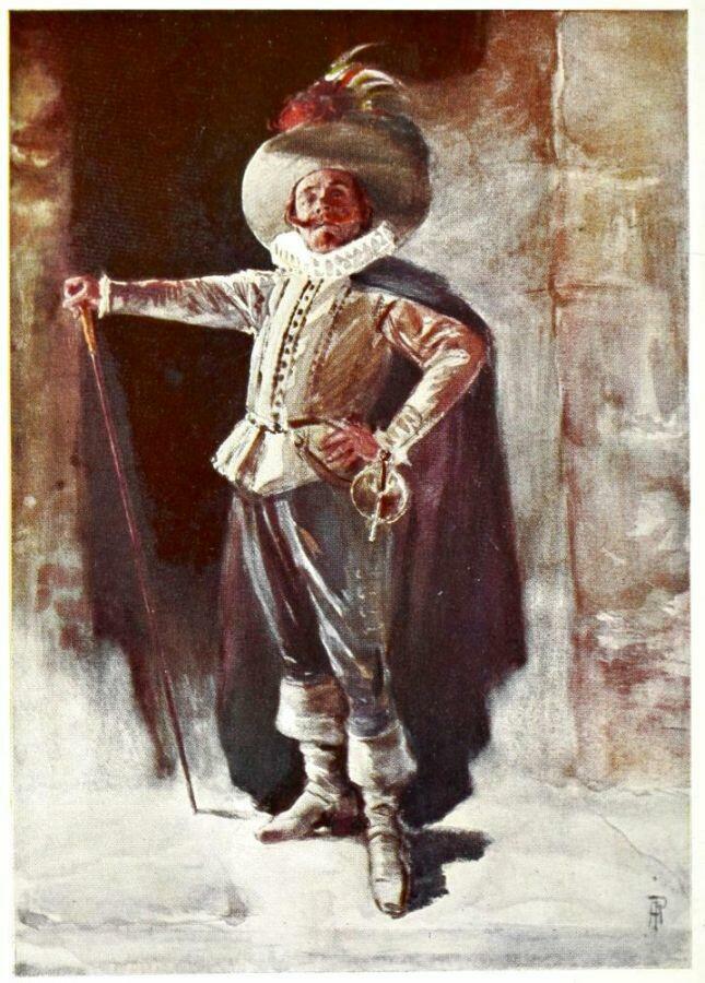 benoit constant coquelin dressed as cyrano de bergerac 1